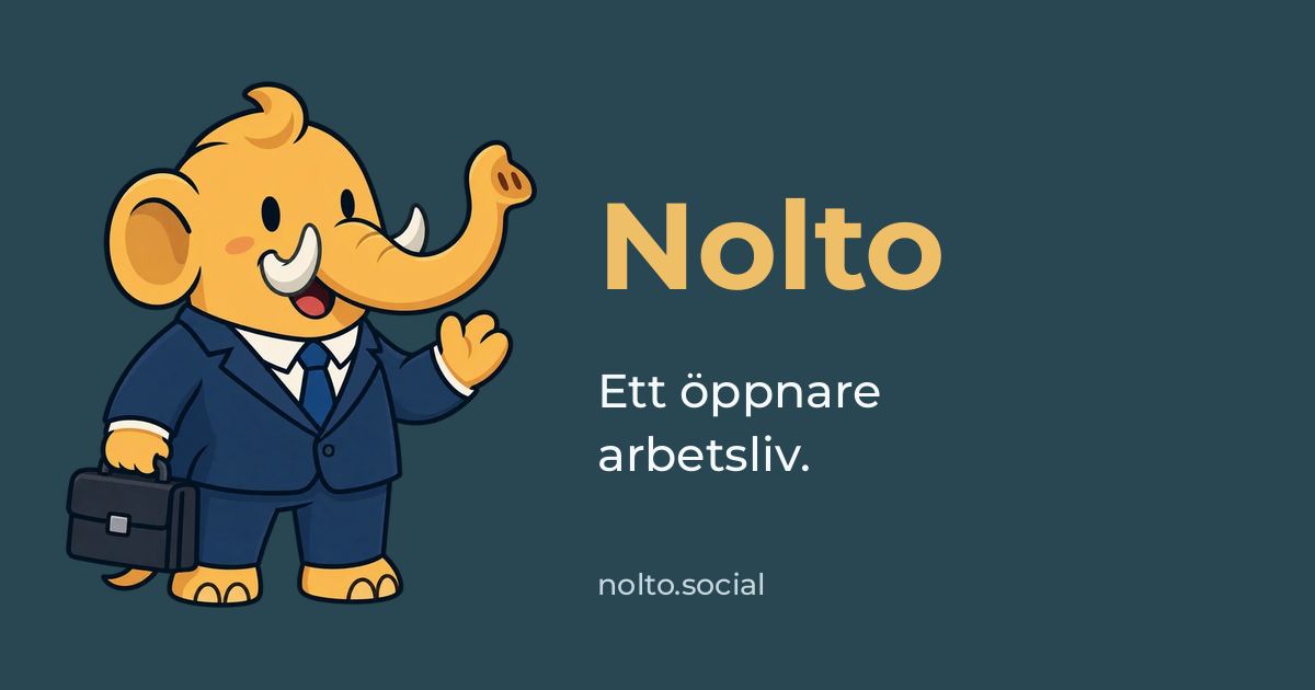Nolto – Ett öppnare arbetsliv